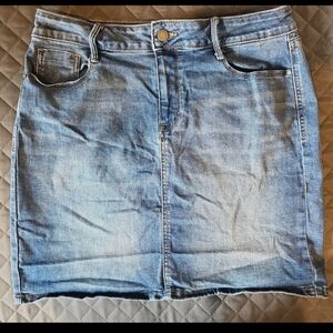 Denim Skirt Apt 9 Size 12 Blue